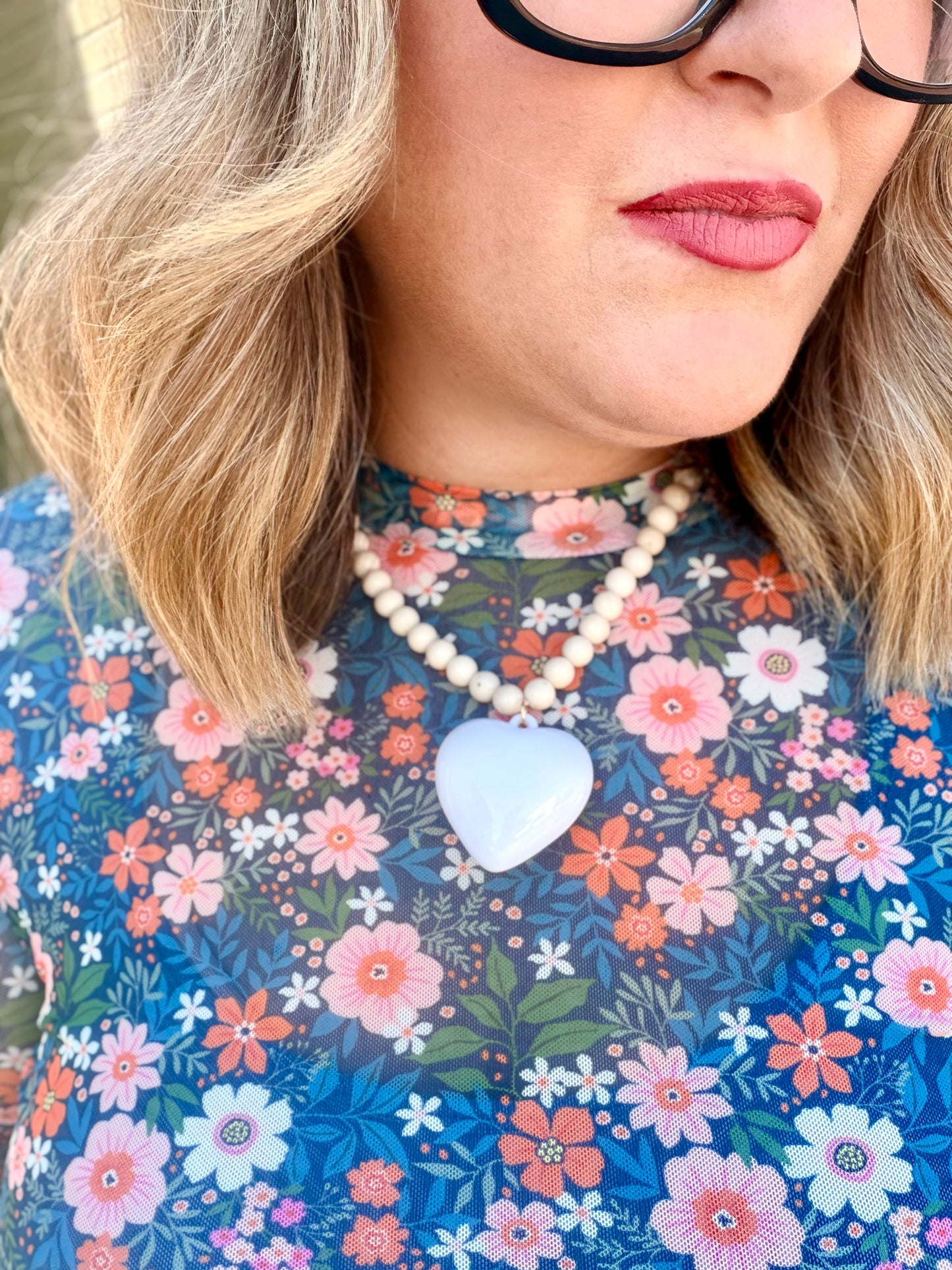 Stone Heart Necklace