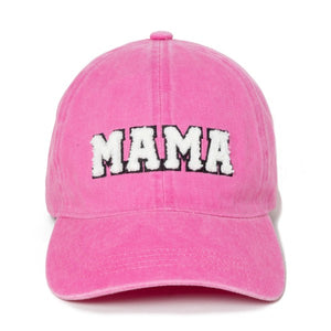 Chenille Mama Baseball Cap (Multiple Colors)