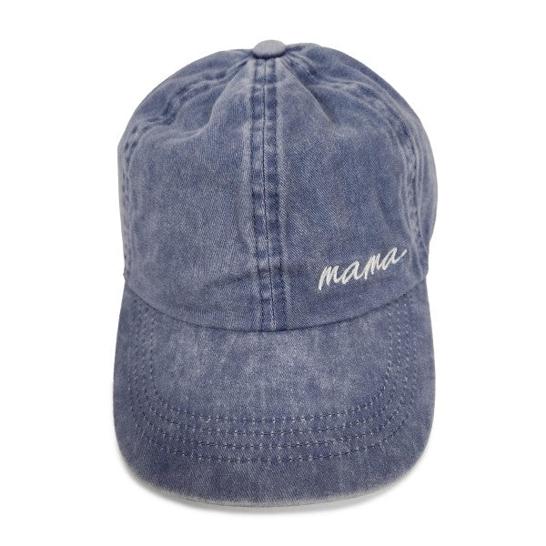 Mama Embroidered Ball Cap