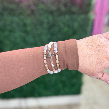 Set of Three Beaded Bracelet