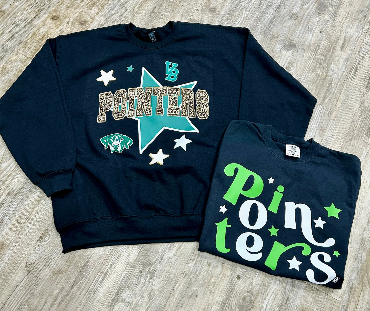 Star Blocked School Spirit On Comfort Colors
