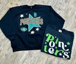 Star Blocked School Spirit On Comfort Colors