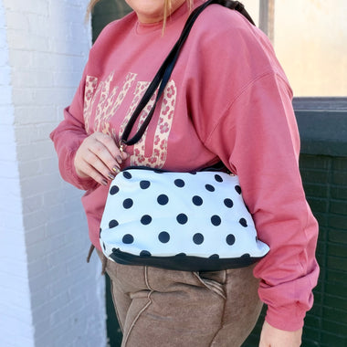 Polka Dot Shoulder Bag (Multiple Colors)
