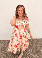 Willa Floral Puff Sleeve Dress