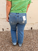Vervet Mid Rise Slim Wide Jeans