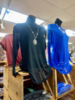 Emerson Rhinestone Mesh Top