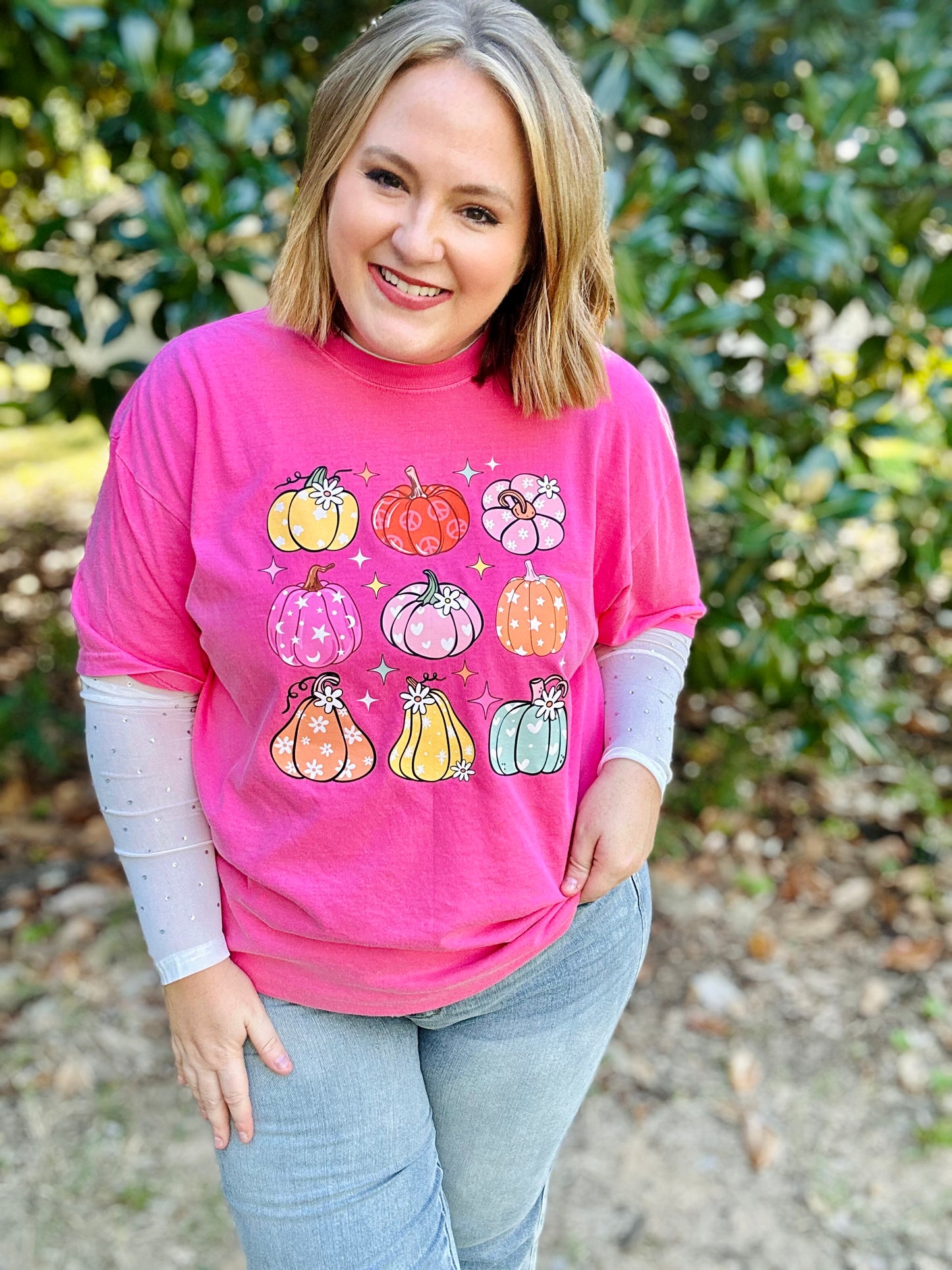 Pumpkin Cuties Tee on Comfort Color