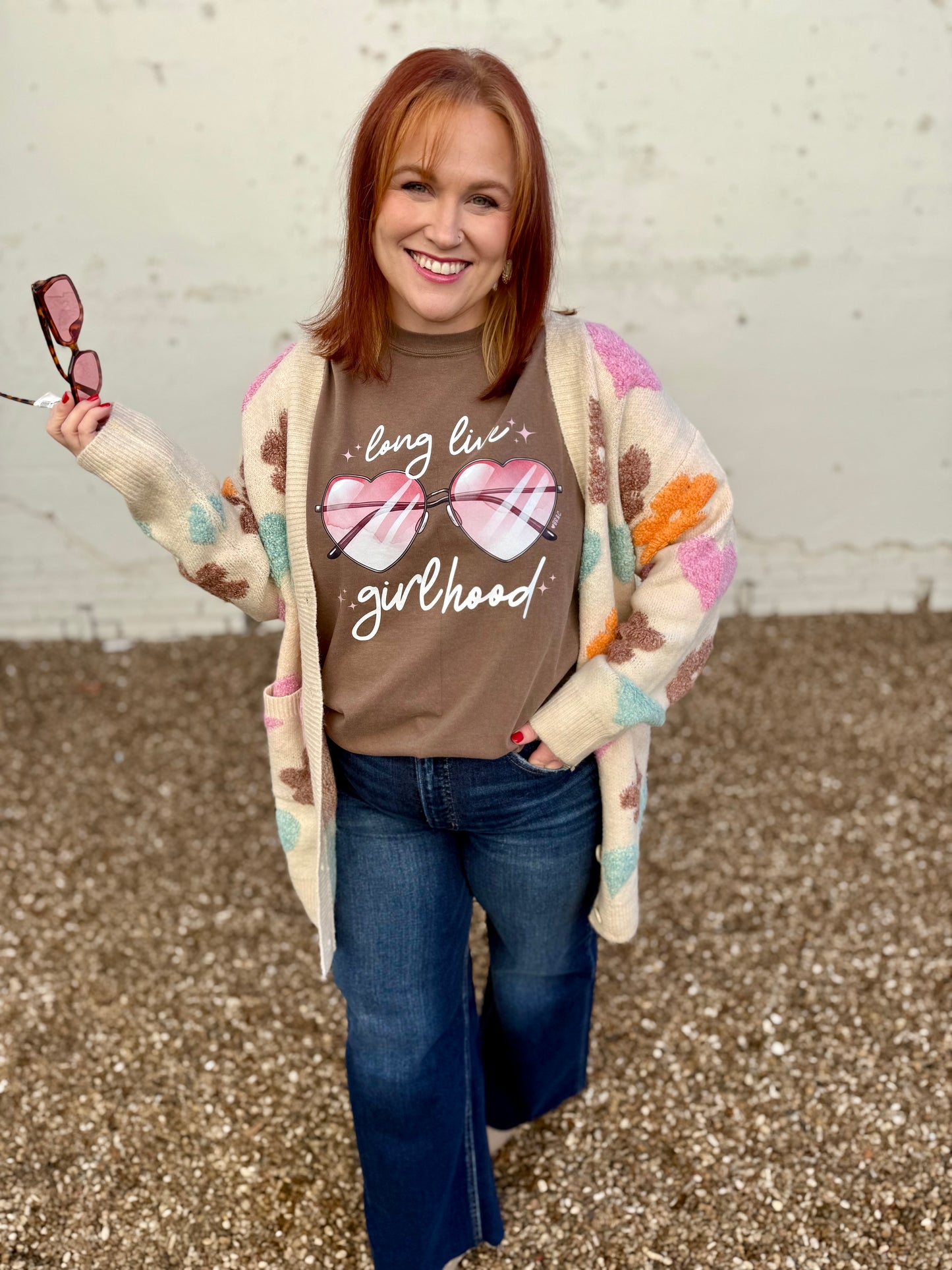 Long Live Girlhood Tee on Comfort Colors