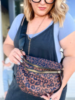 Mocha Leopard Oversized Fanny