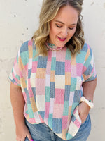 Miranda Geometric Patchwork Top
