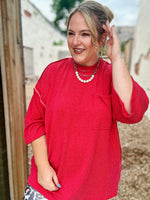 Kayla Oversized Ribbed Top