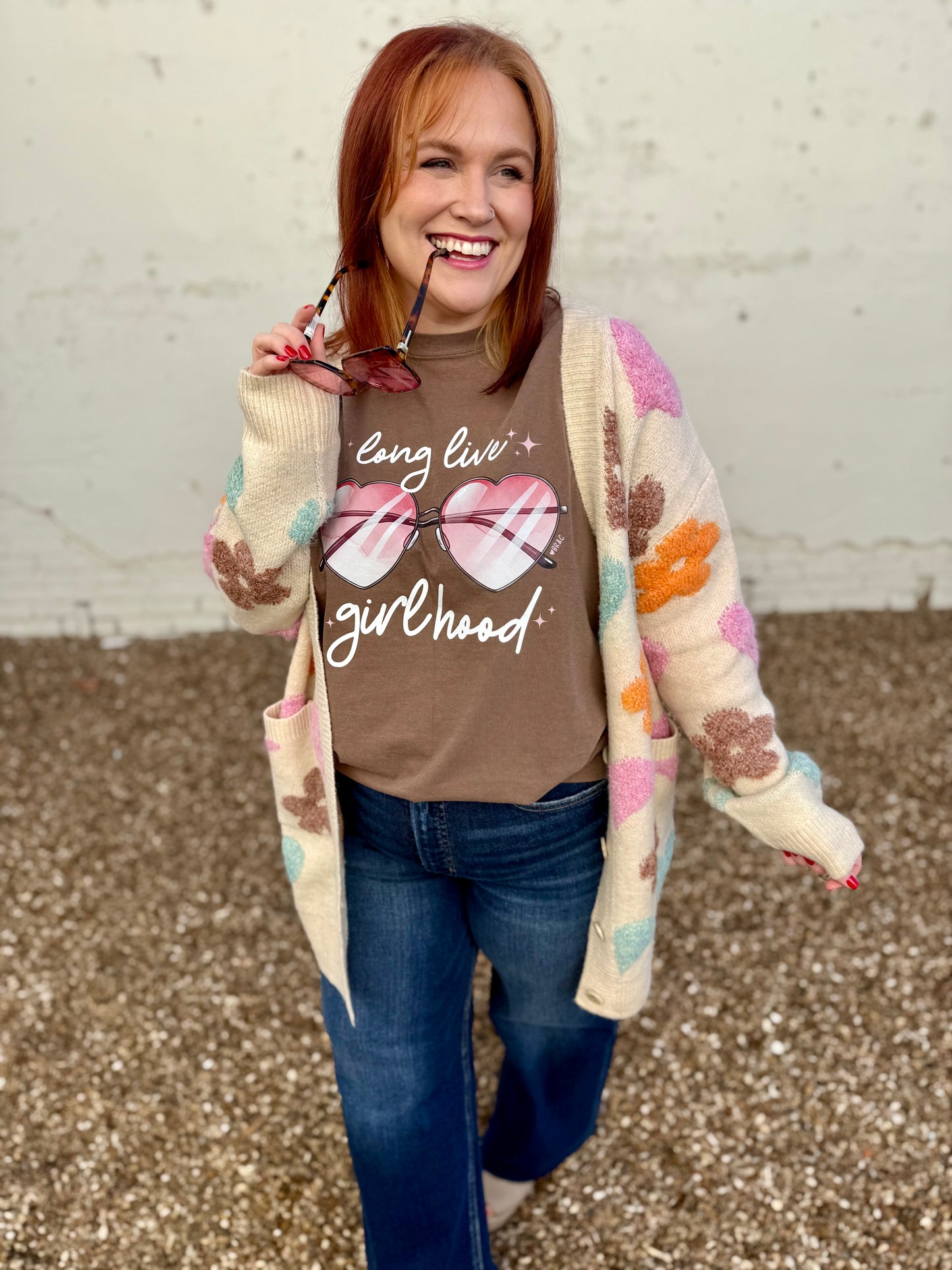 Long Live Girlhood Tee on Comfort Colors