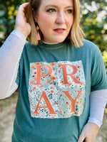 Pray Floral On Comfort Colors