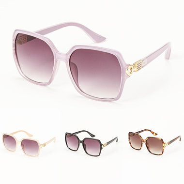 Oversized Square Gold Detail Sunnies