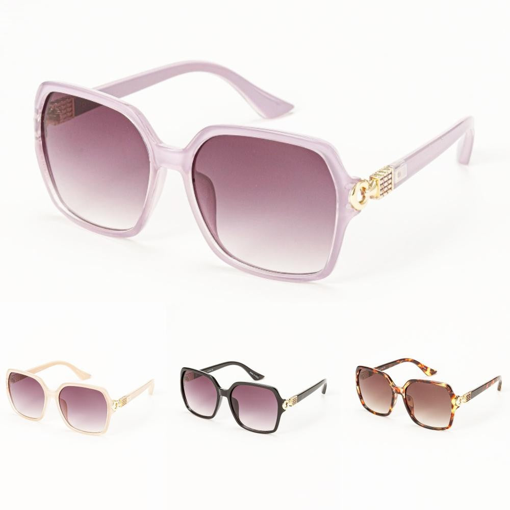 Oversized Square Gold Detail Sunnies