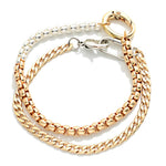 Two Tone Chainlink Bracelet