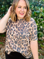 Dana Leopard Top