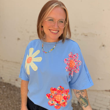 Daisy Patchwork Top