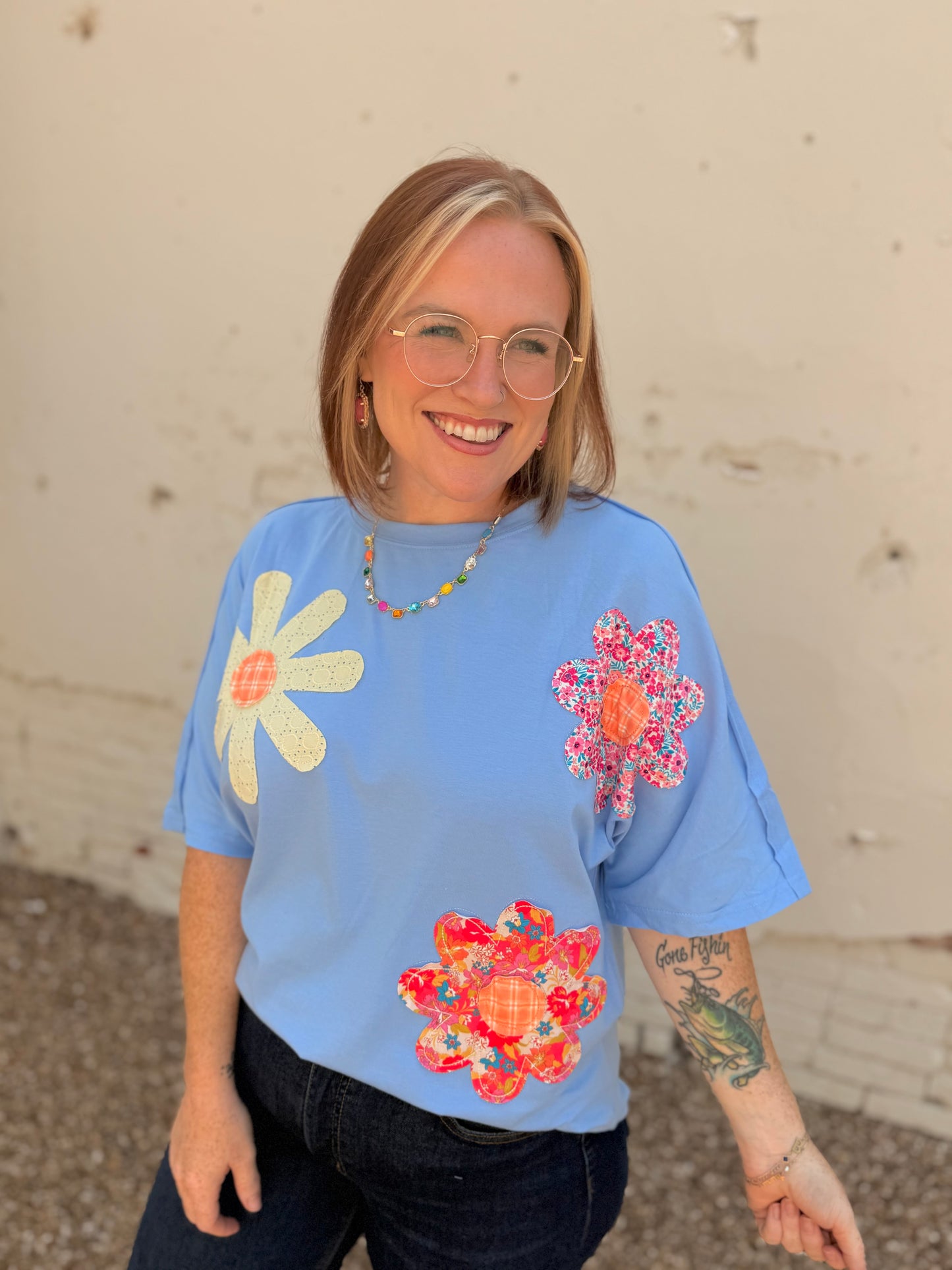 Daisy Patchwork Top