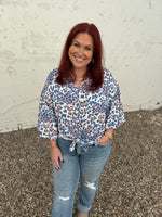 Savannah Animal Print Button Down