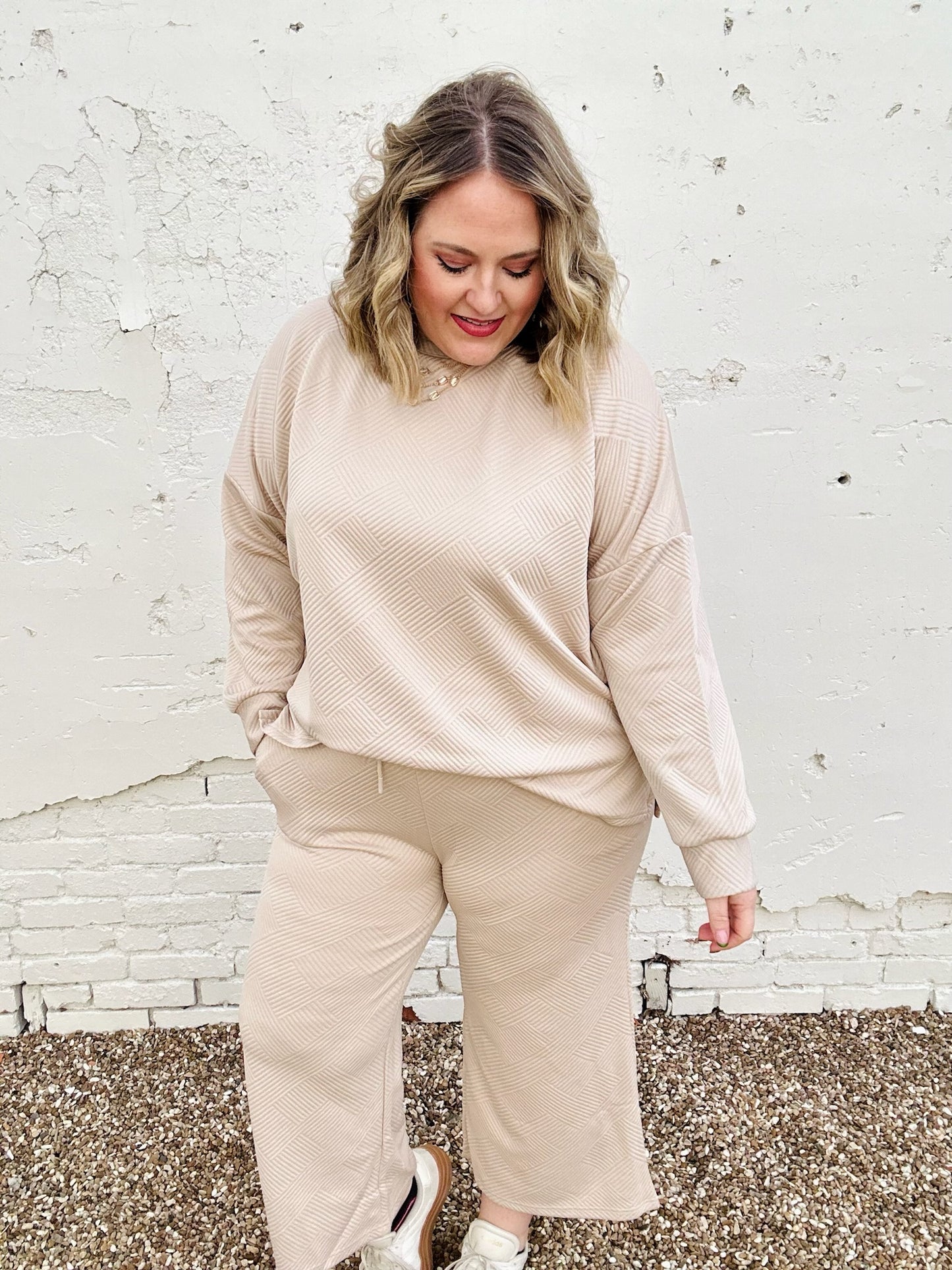 Bonnie Textured Matching Set