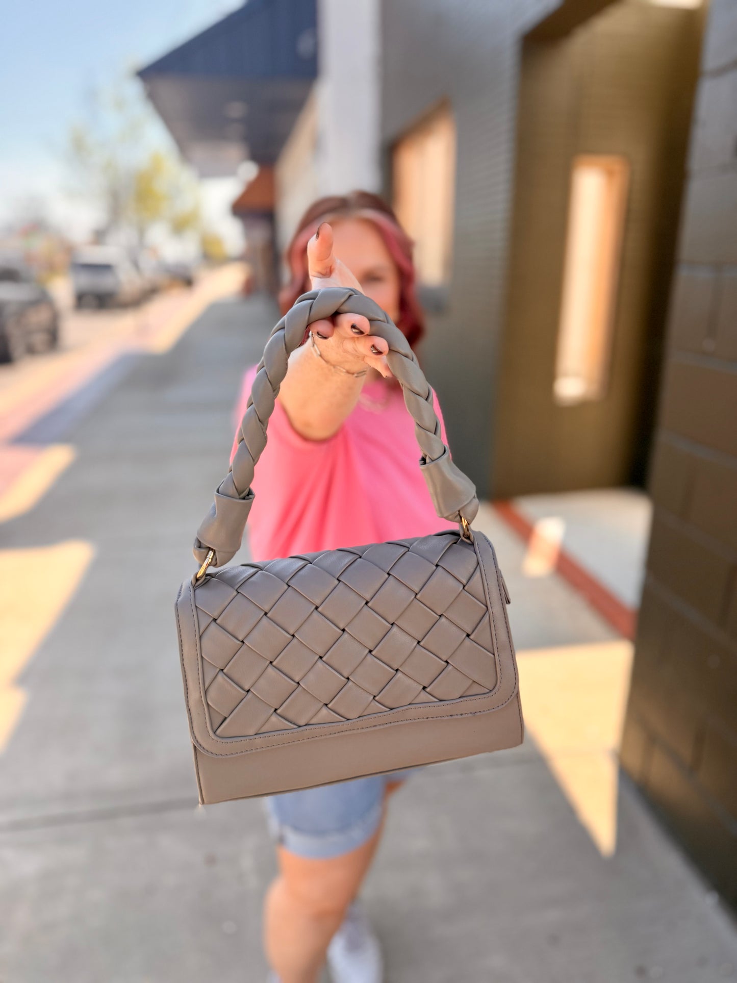 Marlowe Woven Satchel
