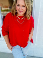 Alex Rhinestone Top