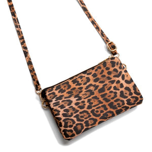 Faux Leather Crossbody Purse (Multiple Colors)