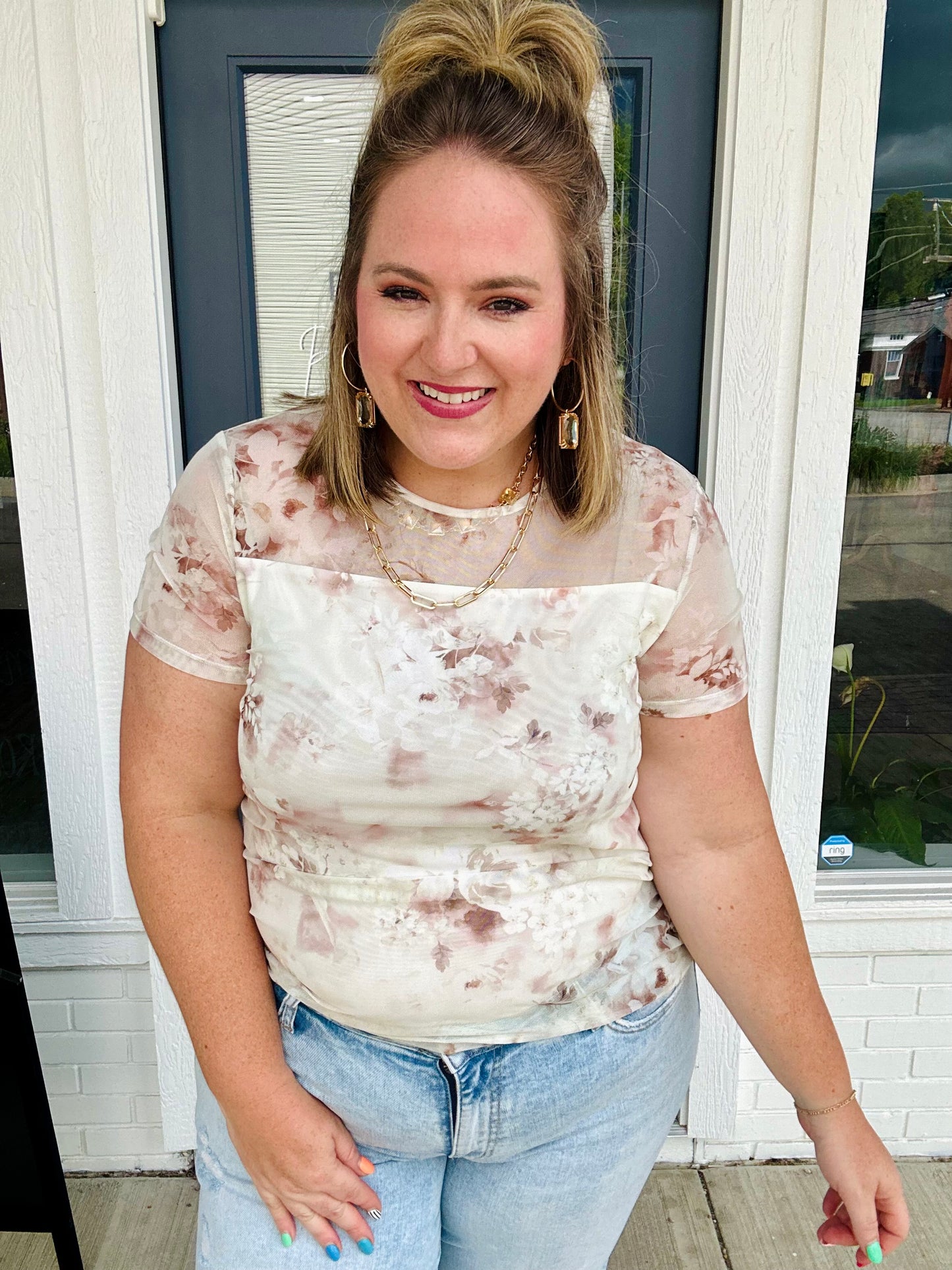 90’s Baby Sheer Netted Top