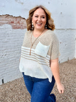 Allysia Coloblock Sweater Top