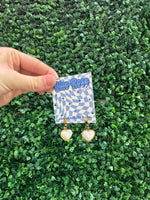Pearlescent Heart Earrings