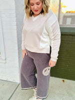 Penny Peace Sign Wide Leg Pants