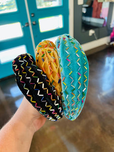 Confetti Velvet Headbands (Multiple Colors)