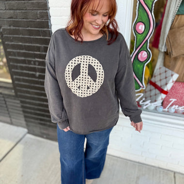 Penny Peace Sign Top