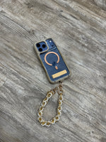 Chain Link Pearl Phone Charm