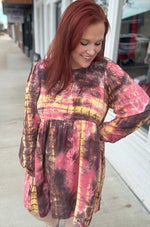 **DOORBUSTER** Trinity Tie Dye Babydoll Dress