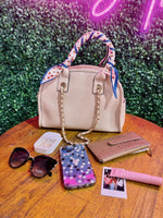Beth Chain Strap Dome Satchel