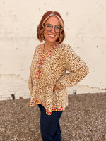Lana Animal Print Top