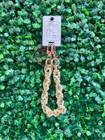 Chain Link Pearl Phone Charm
