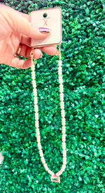 Stone Beaded Necklace in White