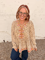 Lana Animal Print Top