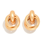 Abstract Post Earrings (Silver or Gold)