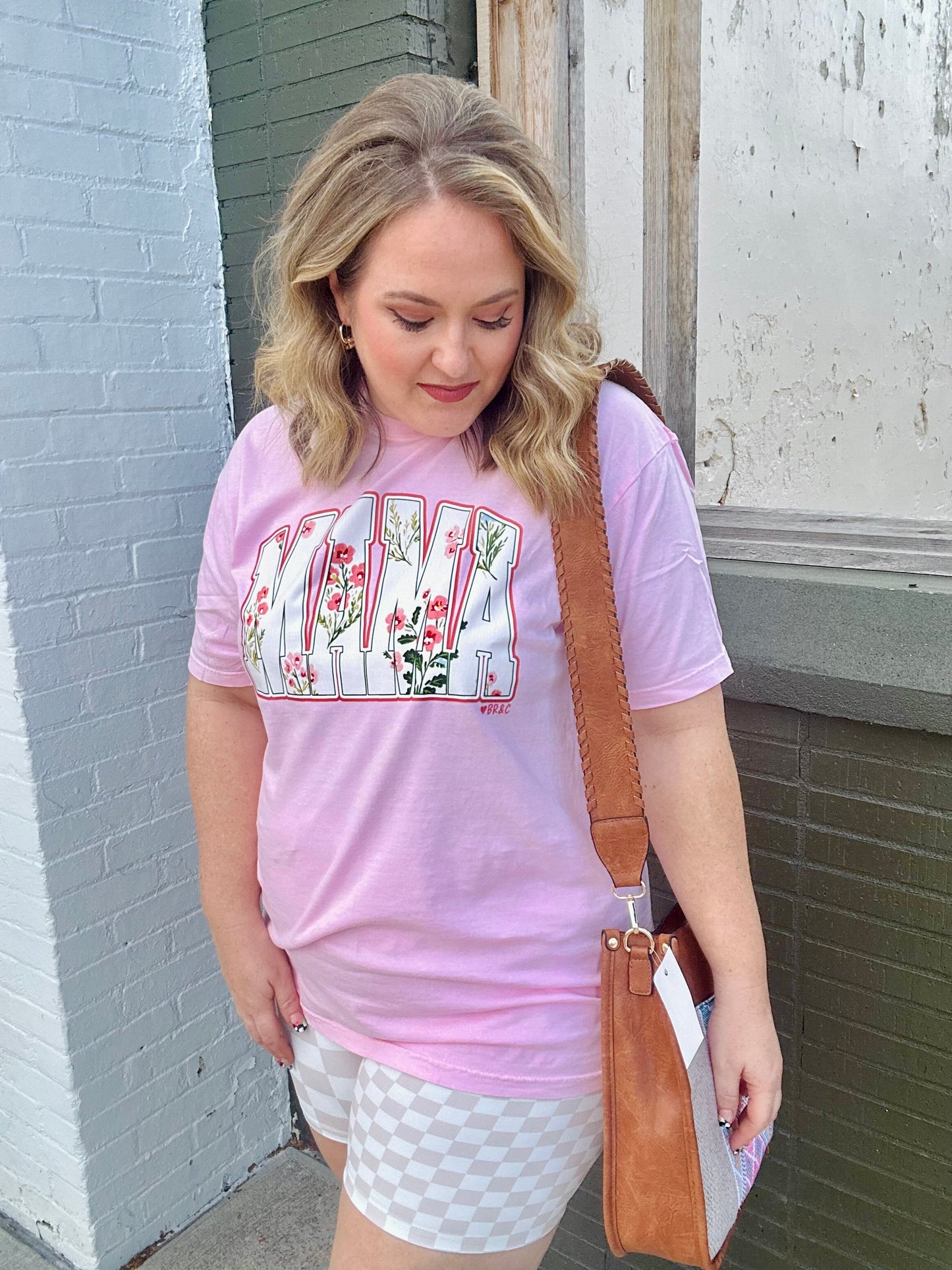 Floral MAMA tee (Customizable!)