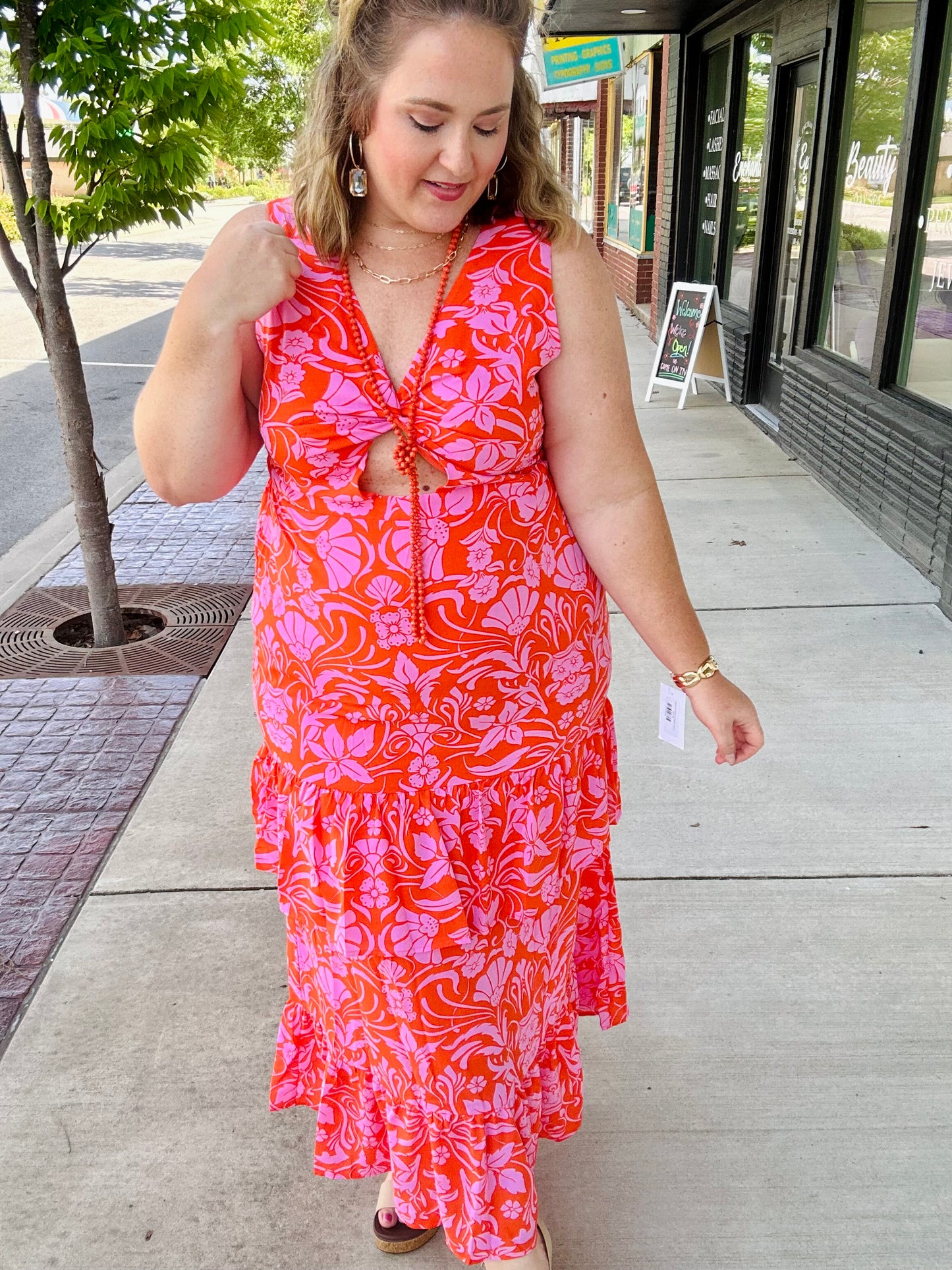 Rachael Tropical Dress (Reversible)