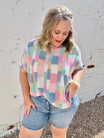 Miranda Geometric Patchwork Top