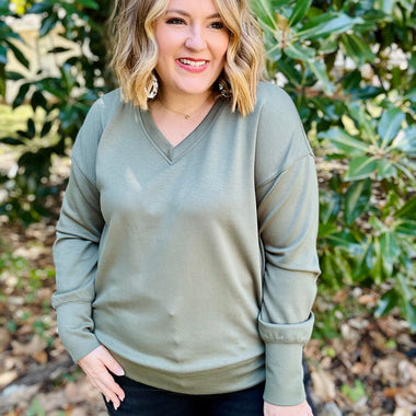 Shawna Olive Top