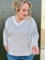 Ashlynn Two Tone Top