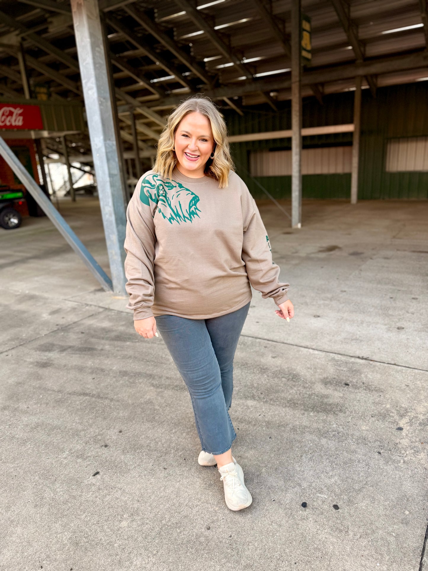 Shoulder Mascot Sweatshirt