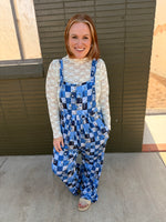 Floral Patchwork Overalls
