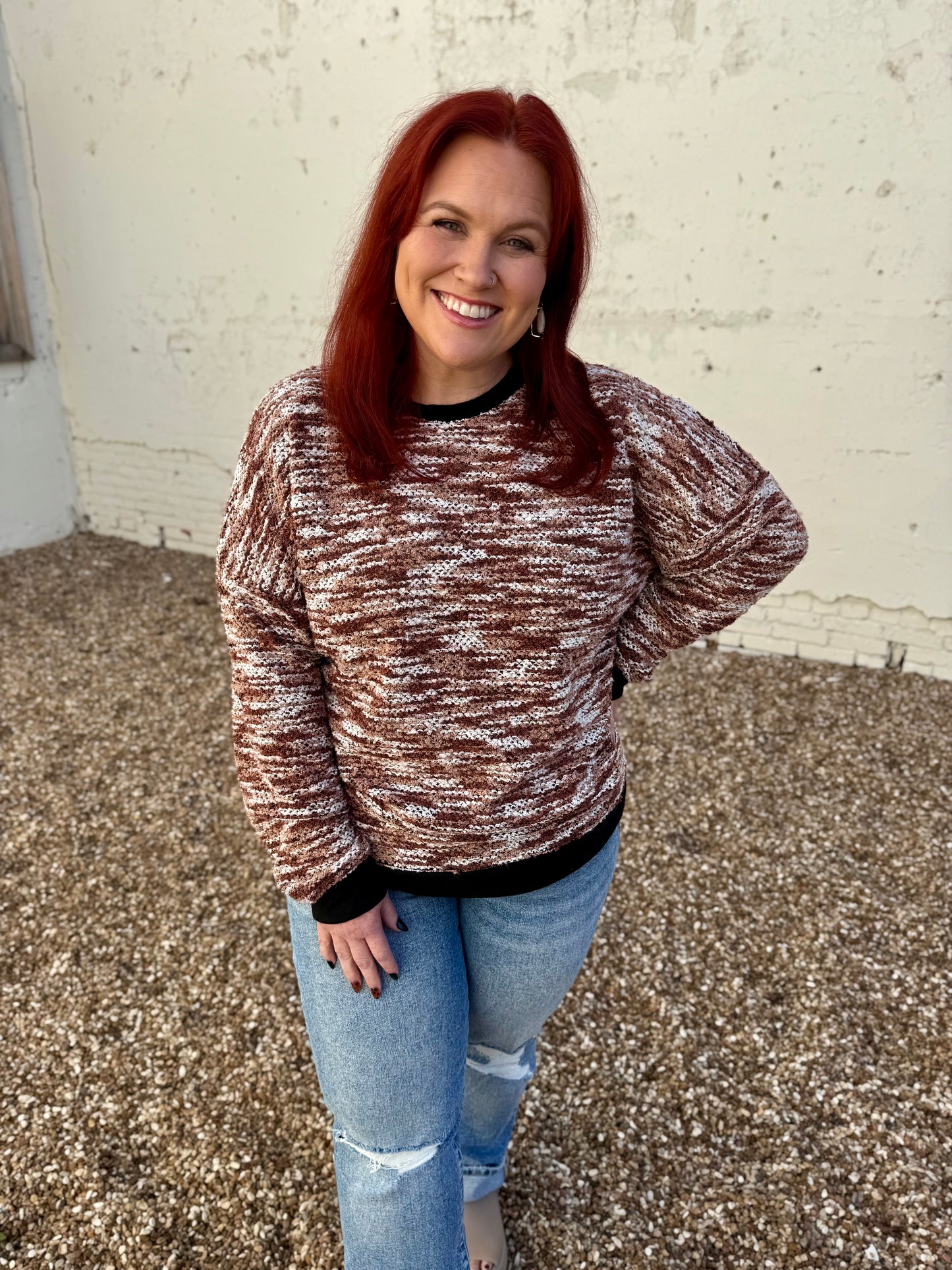 Kennedy Long Sleeve Knit Sweater